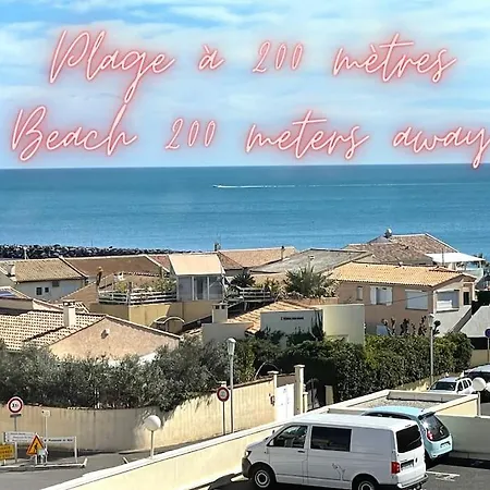 Eclats D'azur, Duplex De Charme, 200 M Apartment Agde
