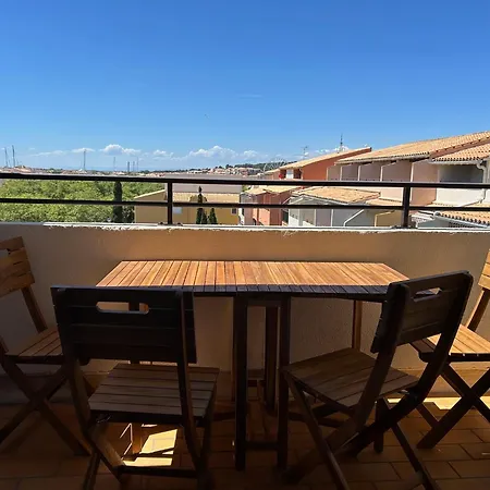 Apartment Eclats D'azur, Duplex De Charme, 200 M Agde